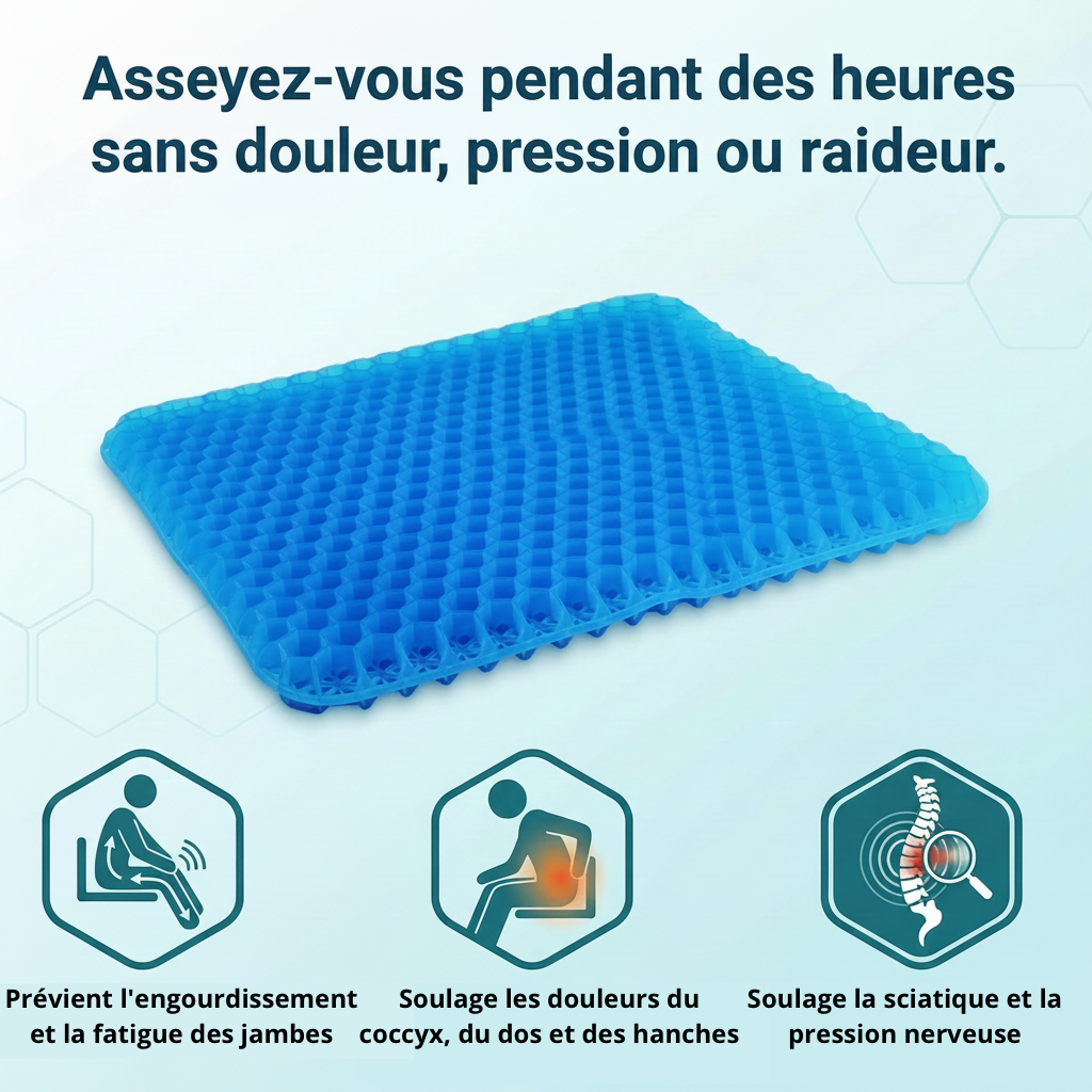 GELÉA — Le Coussin Ergonomique Haute Densité
